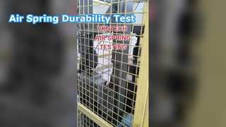 Bagaimana uji kelelahan dilakukan pada pegas udara?