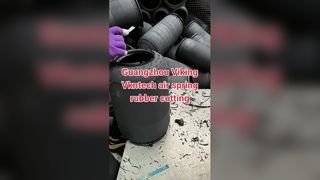 bagaimana cara memotong karet? datang untuk memeriksa pemotongan karet udara