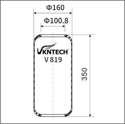Truck Air Spring For MERCEDES BENZ A 000.328.01.01 Contitech 819N Air BELLOW Replaced By Vkntech V819