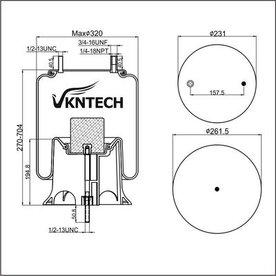 AIR SPRING WATSON&CHALIN AS-0057 TRIANGLE 8448 6373 Contitech 9 10-21 P 448 Firestone W01-358-9370 1T15M-11 Goodyear 1R12-440 1R12-503 GANTI DENGAN VKNTECH 1K9370