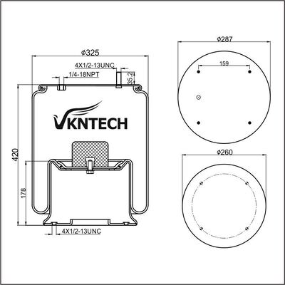 TRAILER AIR SPRING NEWAY 90557005 90557069 HENDRICKSON B-12514-004 B-12514-011 HENDRICKSON TRAILER S2063 RIDEWELL 1003589158C Contitech 11 10.5-21 A 318 digantikan oleh VKNTECH 1K9152