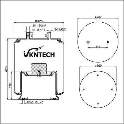 TRAILER AIR SPRING NEWAY 90557200  WATSON & CHALIN AS-0047  Firestone W01-358-5503 1T19L-12  Goodyear 1R14-174 566283020 diganti oleh VKNTECH 1K5503